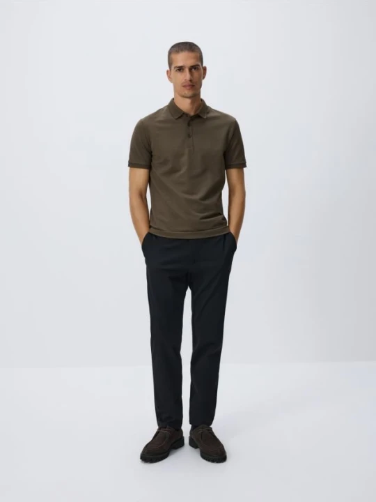 Zdjęcie produktu Reserved - Koszulka polo regular fit - ciemnozielony