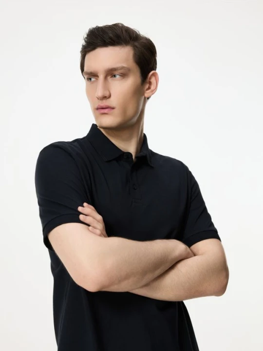 Zdjęcie produktu Reserved - Bawełniane polo regular fit - czarny