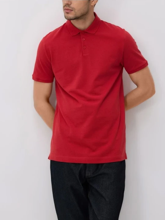Zdjęcie produktu Reserved - Bawełniane polo regular fit - czerwony