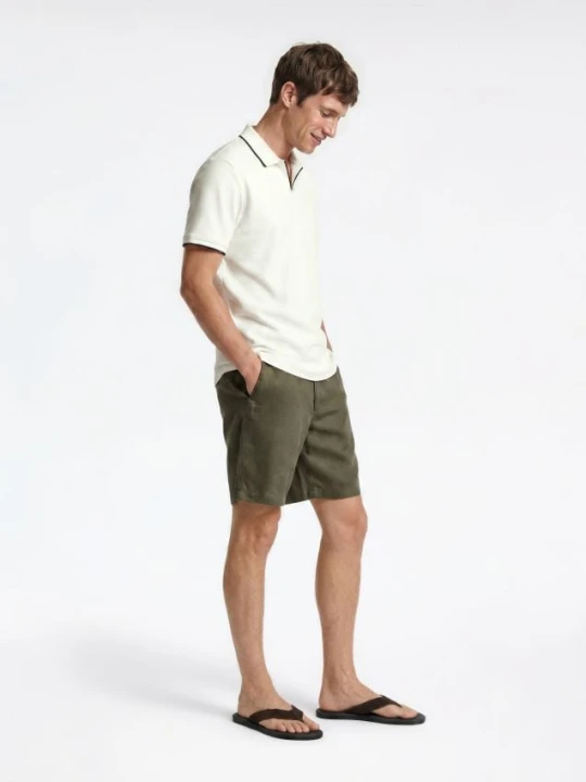Zdjęcie produktu Reserved - Bawełniane polo regular fit - złamana biel