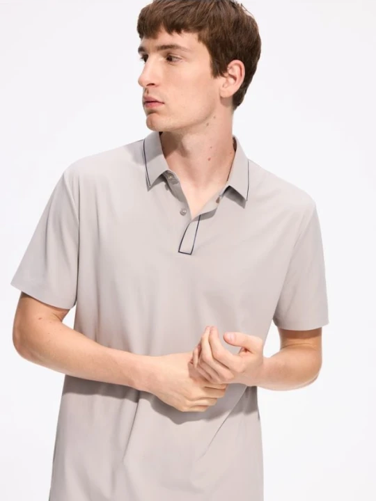 Zdjęcie produktu Reserved - Koszulka polo regular - jasnoszary