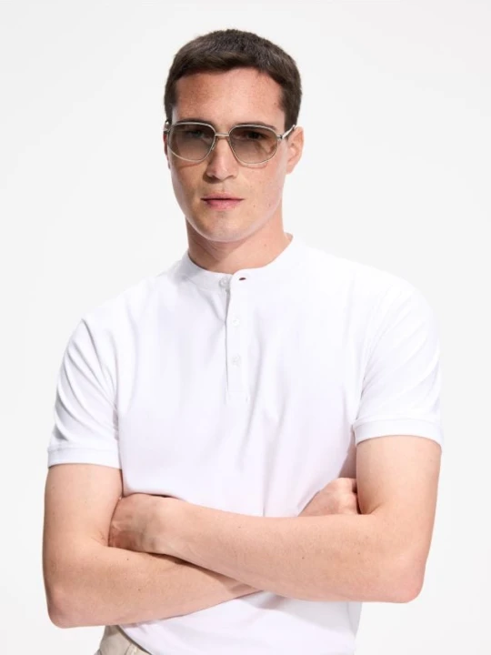 Zdjęcie produktu Reserved - Koszulka polo slim - biały