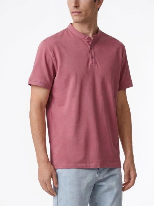Zdjęcie produktu Reserved - Koszulka polo slim - brudny róż