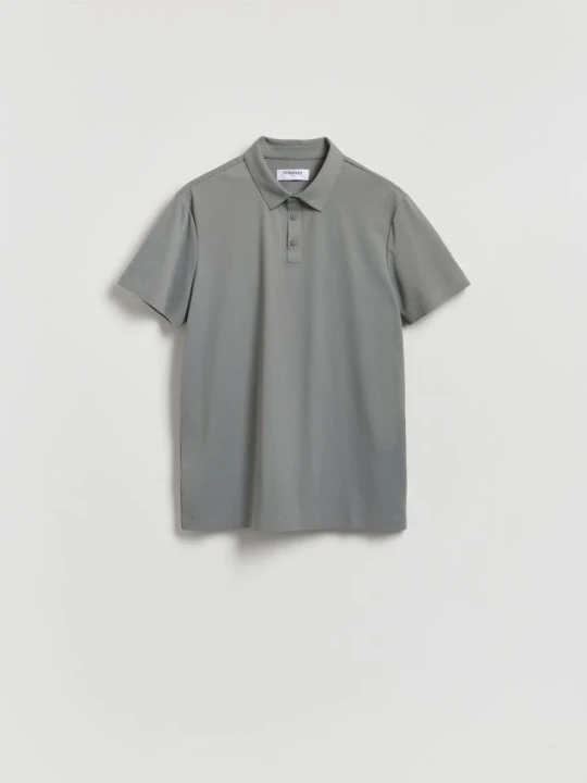 Zdjęcie produktu Reserved - Koszulka polo slim - jasnoszary