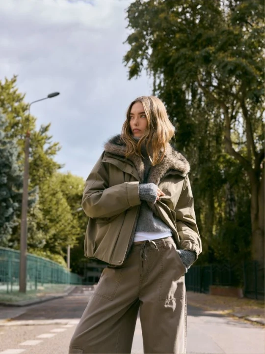Zdjęcie produktu Reserved - Kurtka bomber oversize - zielony