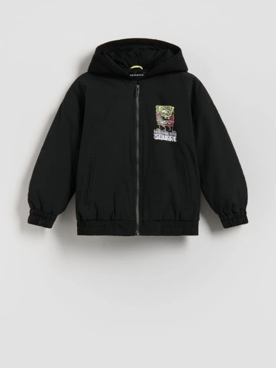 Zdjęcie produktu Reserved - Kurtka bomber Spongebob - czarny