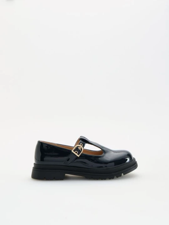 Zdjęcie produktu Reserved - Lakierowane loafersy - granatowy