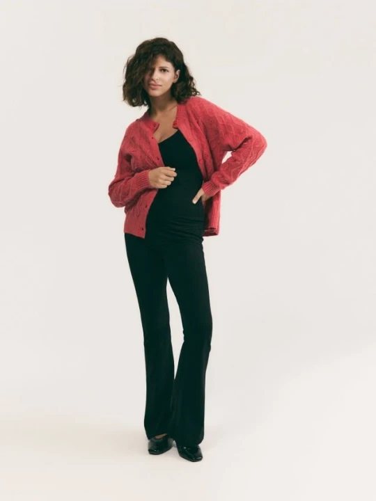 Zdjęcie produktu Reserved - Legginsy flare - czarny