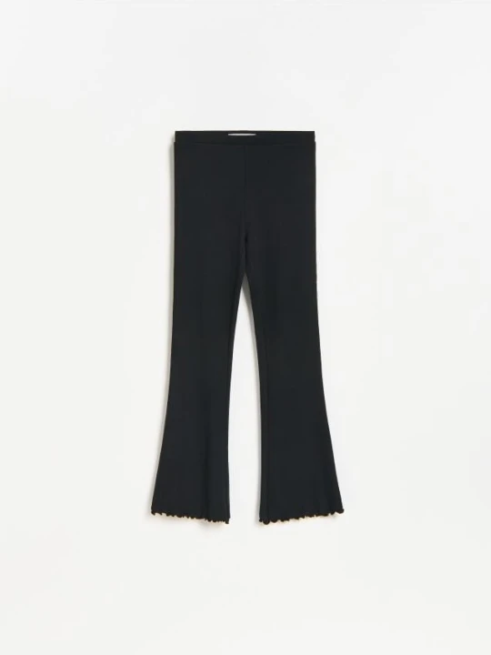 Zdjęcie produktu Reserved - Legginsy flare - czarny