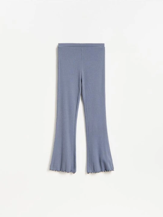 Zdjęcie produktu Reserved - Legginsy flare - niebieski