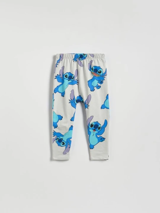 Zdjęcie produktu Reserved - Legginsy Lilo i Stitch - jasnoszary