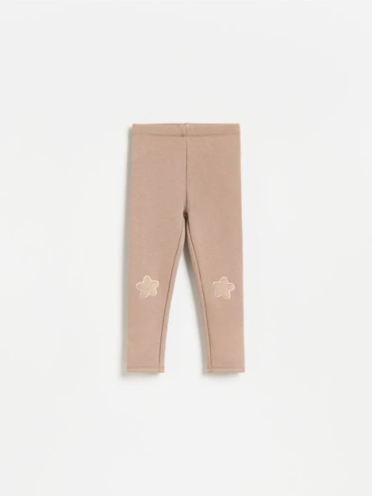 Zdjęcie produktu Reserved - Legginsy z ociepleniem - brązowy