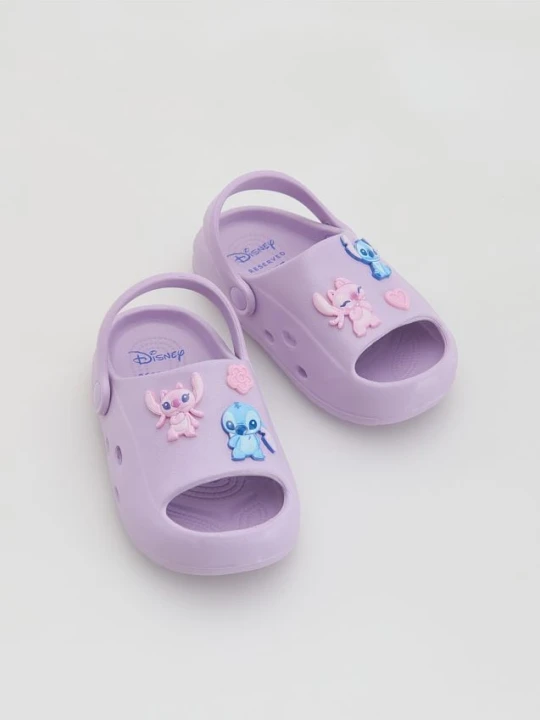 Zdjęcie produktu Reserved - Lekkie klapki Lilo i Stitch - lawendowy