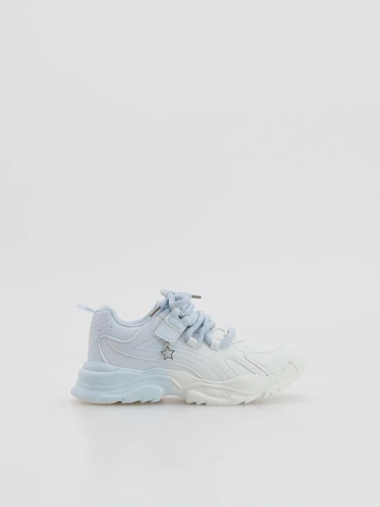 Zdjęcie produktu Reserved - Lekkie sneakersy z imitacji skóry - jasnoniebieski