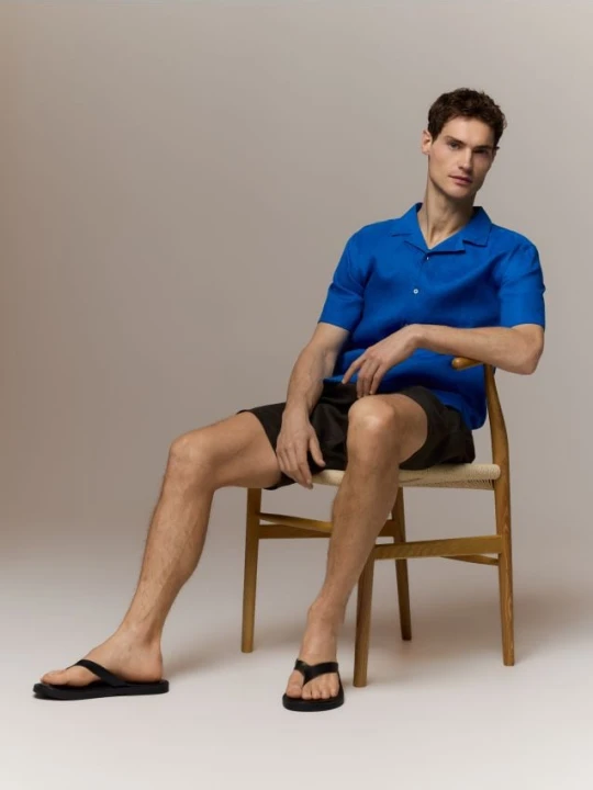 Zdjęcie produktu Reserved - Lniana koszula regular fit - niebieski