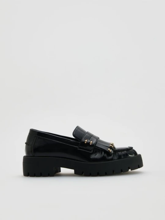 Zdjęcie produktu Reserved - Loafersy z okuciami - czarny
