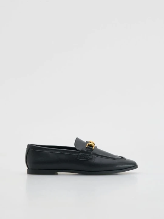 Zdjęcie produktu Reserved - Loafersy z ozdobną klamrą - czarny