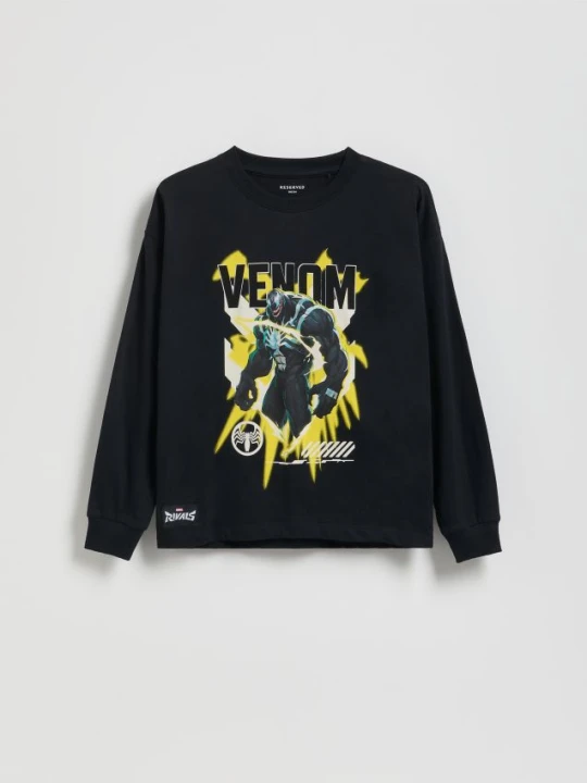 Zdjęcie produktu Reserved - Longsleeve Marvel Rivals - czarny