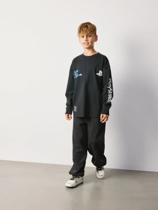 Zdjęcie produktu Reserved - Longsleeve Playstation - czarny