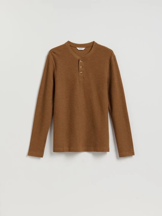 Zdjęcie produktu Reserved - Longsleeve regular - karminowy