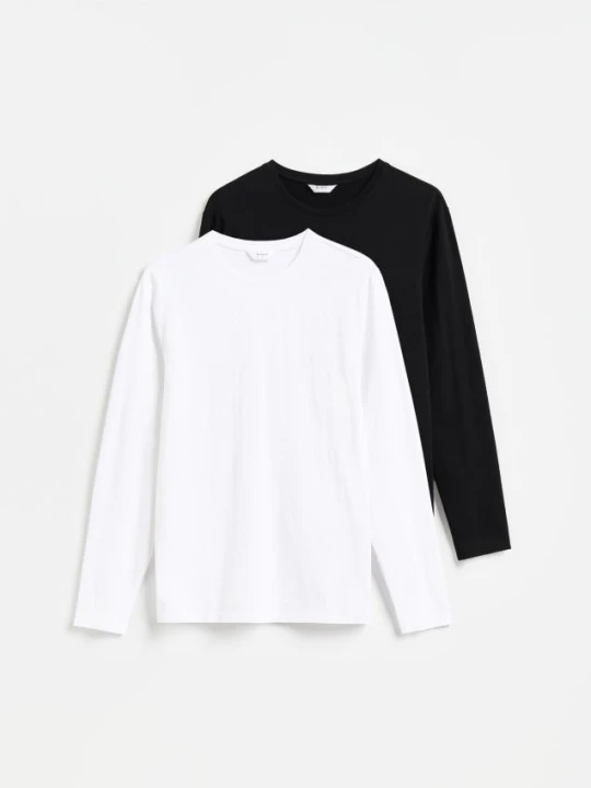 Zdjęcie produktu Reserved - Longsleeve slim 2 pack - wielobarwny