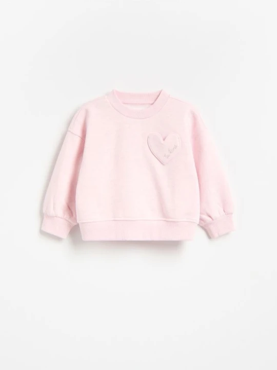 Zdjęcie produktu Reserved - Luźna bluza - pastelowy róż