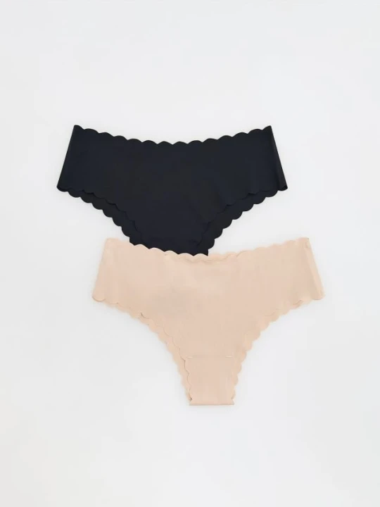Zdjęcie produktu Reserved - Majtki typu hipstery 2 pack - czarny