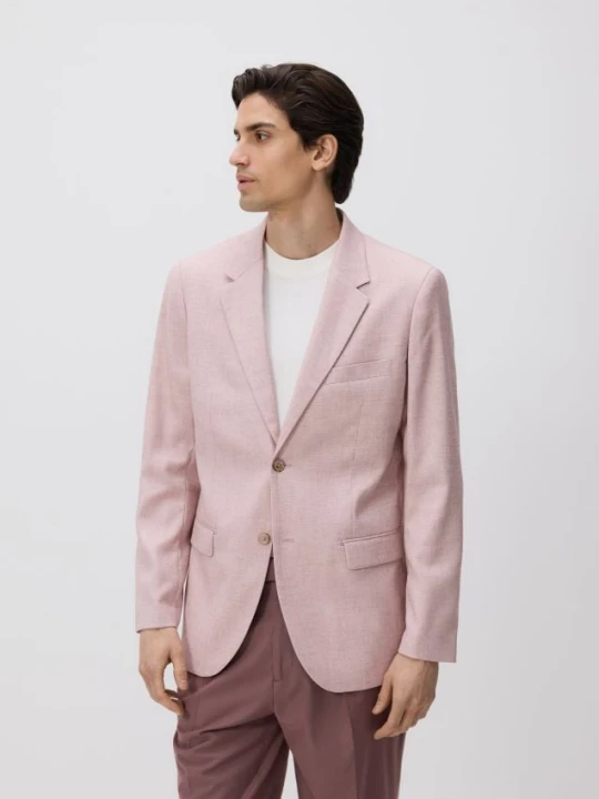 Zdjęcie produktu Reserved - Marynarka slim fit - pastelowy róż