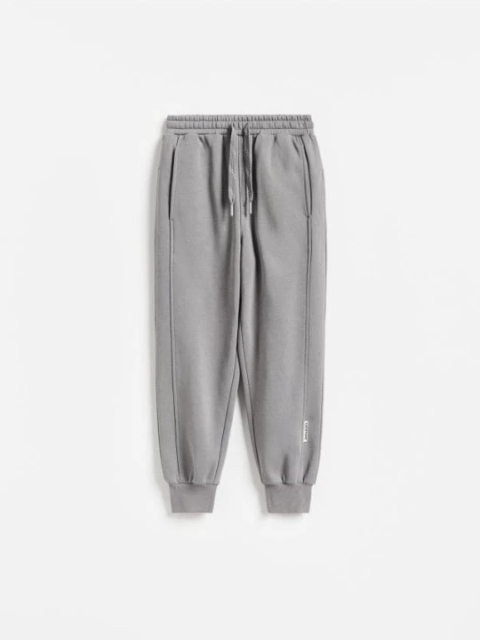 Zdjęcie produktu Reserved - Ocieplane joggery baggy - ciemnoszary