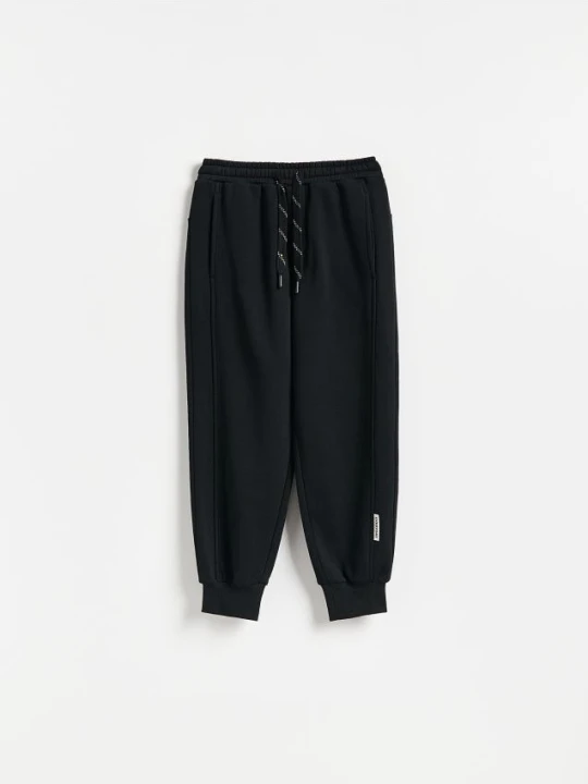 Zdjęcie produktu Reserved - Ocieplane joggery baggy - czarny