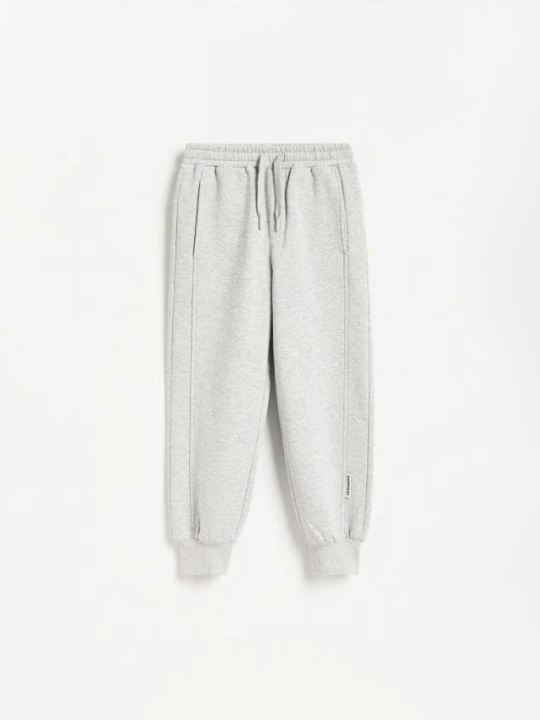 Zdjęcie produktu Reserved - Ocieplane joggery baggy - jasnoszary