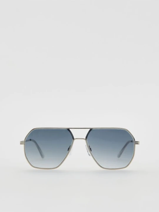 Zdjęcie produktu Reserved - Okulary przeciwsłoneczne aviator - ciemny turkus