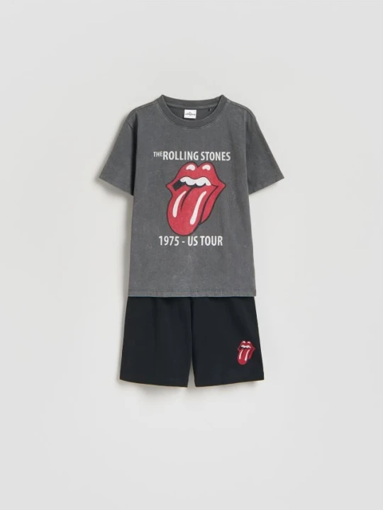 Zdjęcie produktu Reserved - Piżama The Rolling Stones - ciemnoszary