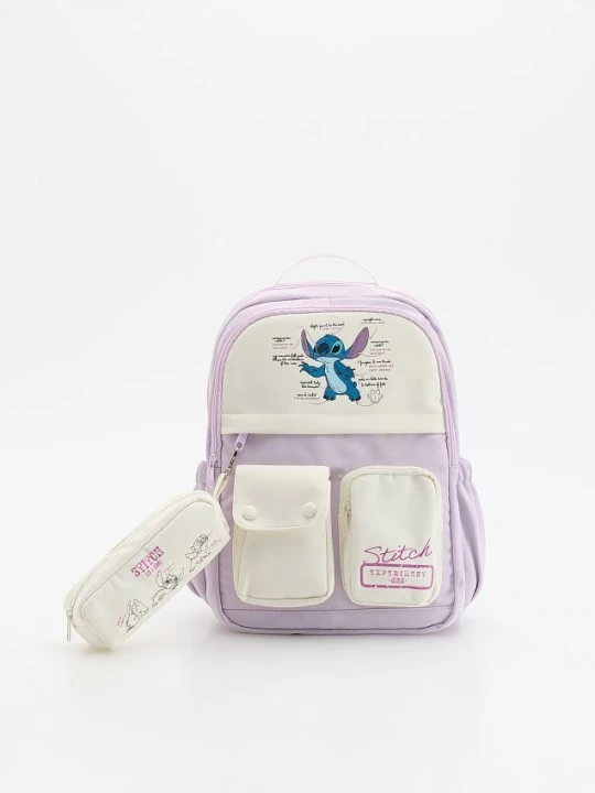 Zdjęcie produktu Reserved - Plecak Lilo i Stitch - lawendowy