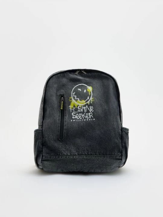 Zdjęcie produktu Reserved - Plecak SmileyWorld® - ciemnoszary