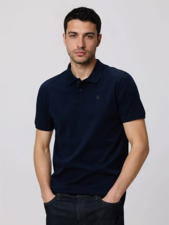 Zdjęcie produktu Reserved - Polo regular z bawełny merceryzowanej - granatowy