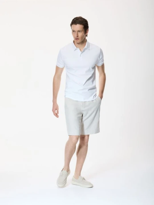 Zdjęcie produktu Reserved - Polo slim z bawełny pima - biały