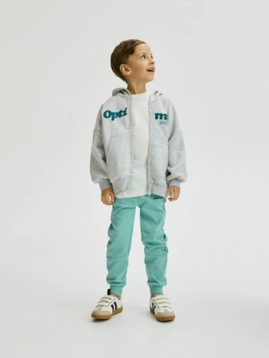Zdjęcie produktu Reserved - Rozpinana bluza oversize - jasnoszary