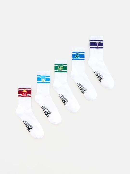 Zdjęcie produktu Reserved - Skarpetki 5 pack Inside Out - biały