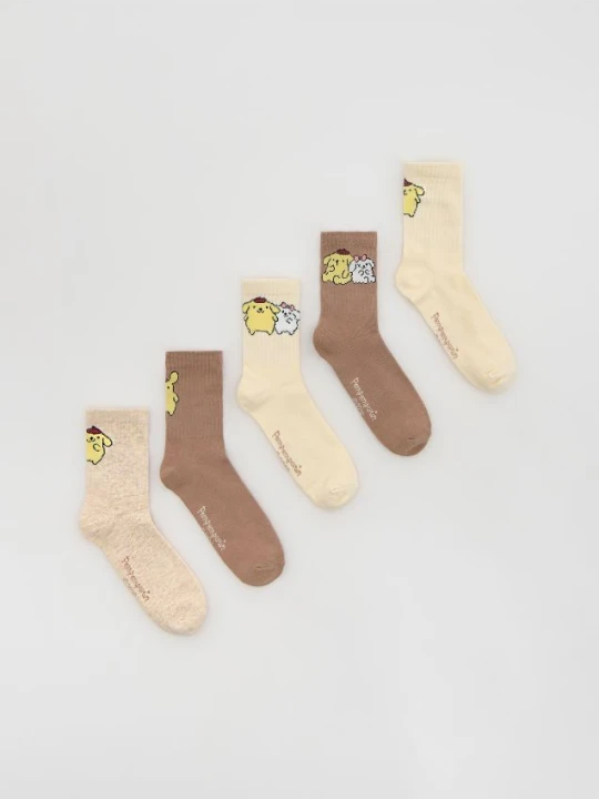 Zdjęcie produktu Reserved - Skarpetki 5-pack Pompompurin - wielobarwny