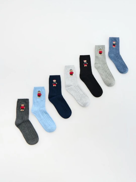 Zdjęcie produktu Reserved - Skarpetki 7 pack - szary