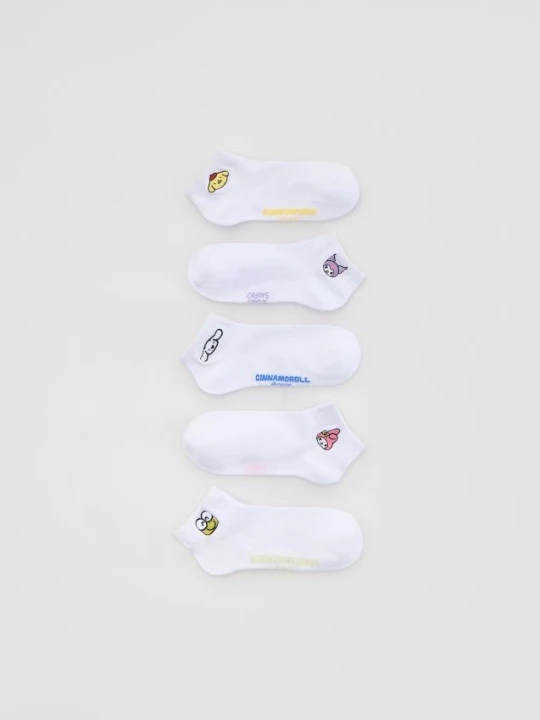 Zdjęcie produktu Reserved - Skarpetki Hello Kitty and friends 5 pack - biały