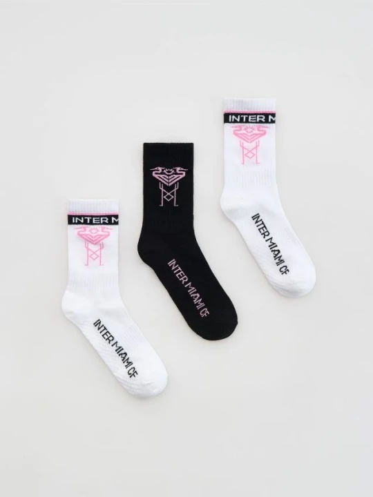 Zdjęcie produktu Reserved - Skarpetki Inter Miami CF 3 pack - biały