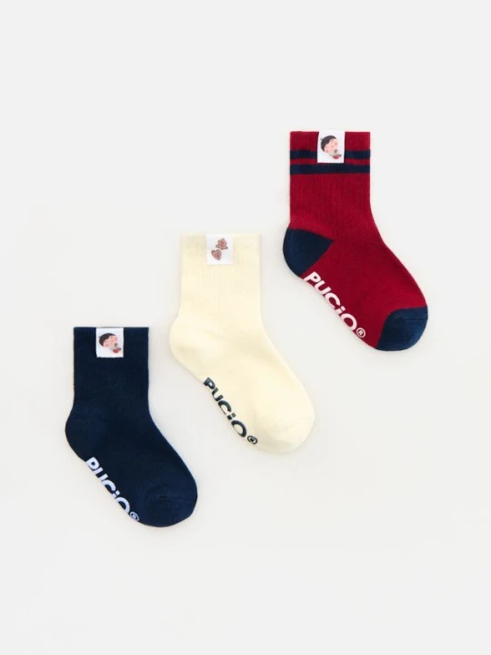 Zdjęcie produktu Reserved - Skarpetki Pucio 3 pack - granatowy