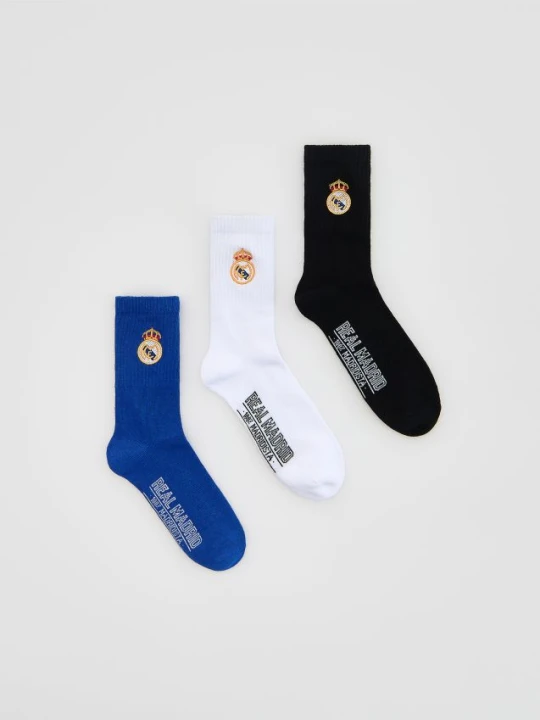 Zdjęcie produktu Reserved - Skarpetki Real Madrid 3 pack - niebieski