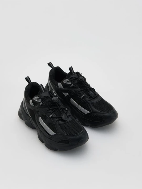 Zdjęcie produktu Reserved - Sneakersy reflective - czarny