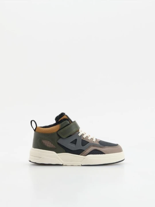 Zdjęcie produktu Reserved - Sneakersy z wysoką cholewką - wielobarwny