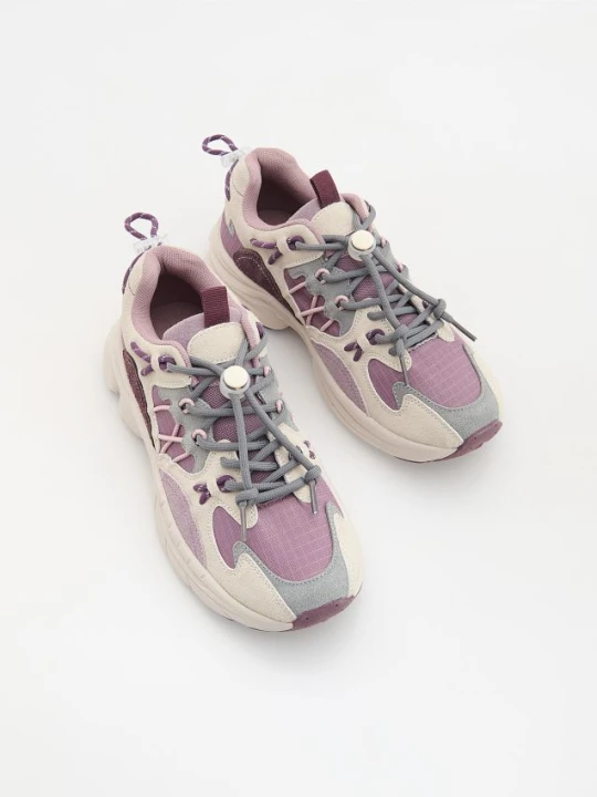 Zdjęcie produktu Reserved - Sneakersy ze stoperem - jasnofioletowy