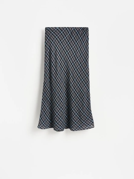 Zdjęcie produktu Reserved - Spódnica maxi w kratę - wielobarwny
