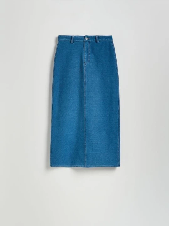 Zdjęcie produktu Reserved - Spódnica midi - indigo jeans